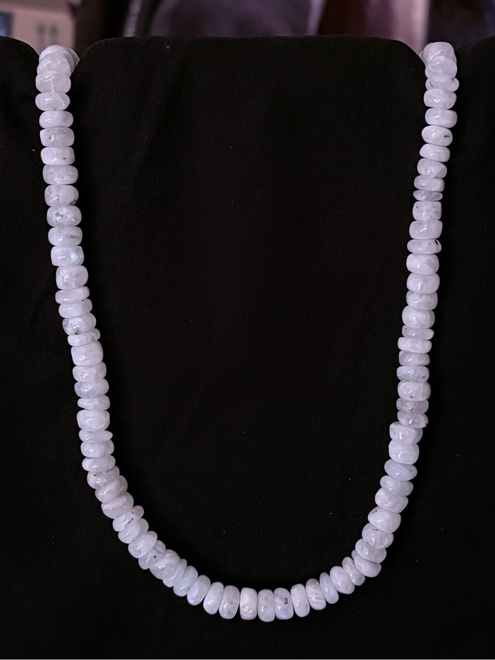 Heavy Moonstone Necklace 20"